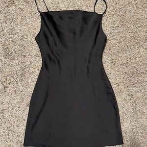 Elegant Black Slip Dress